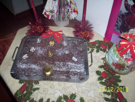 Bolos e biscoitos natalinos.